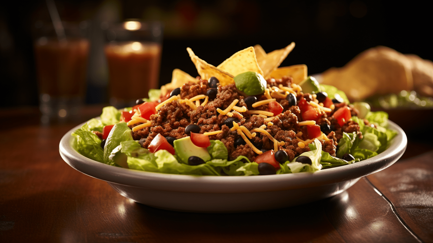 Sugar-free Beef Taco Salad