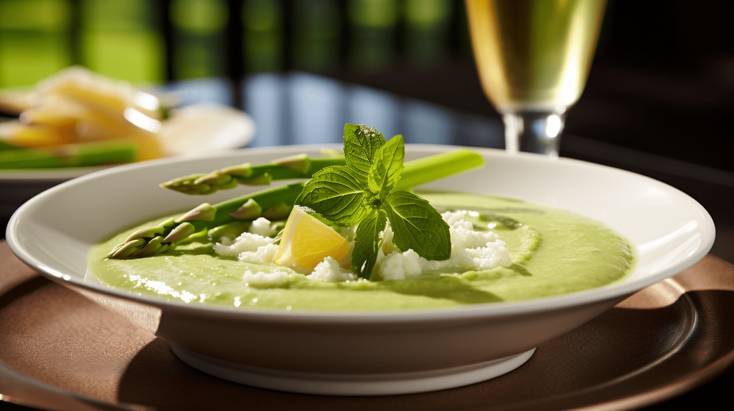 Lemony Asparagus Soup with Parmesan: A Diabetic-Friendly Delight