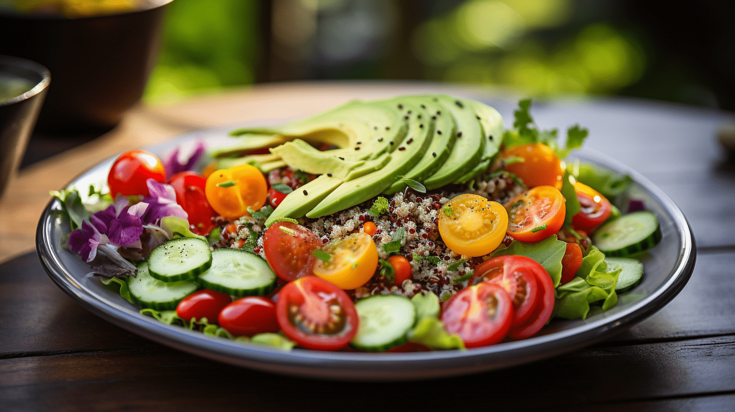 Refreshing Quinoa Salad with Summer Vegetables