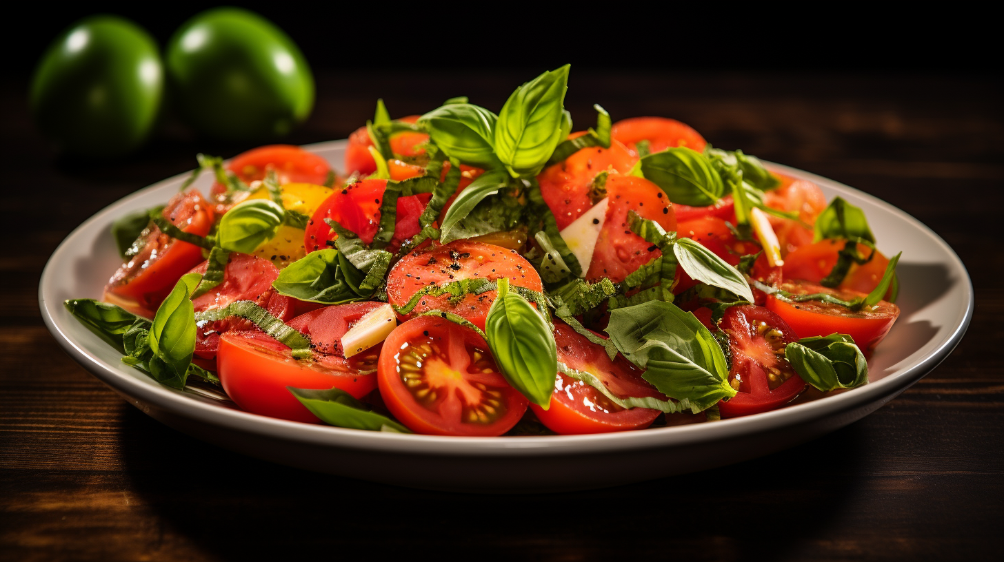 Refreshing Summer Tomato Salad: A Diabetic-friendly Delight