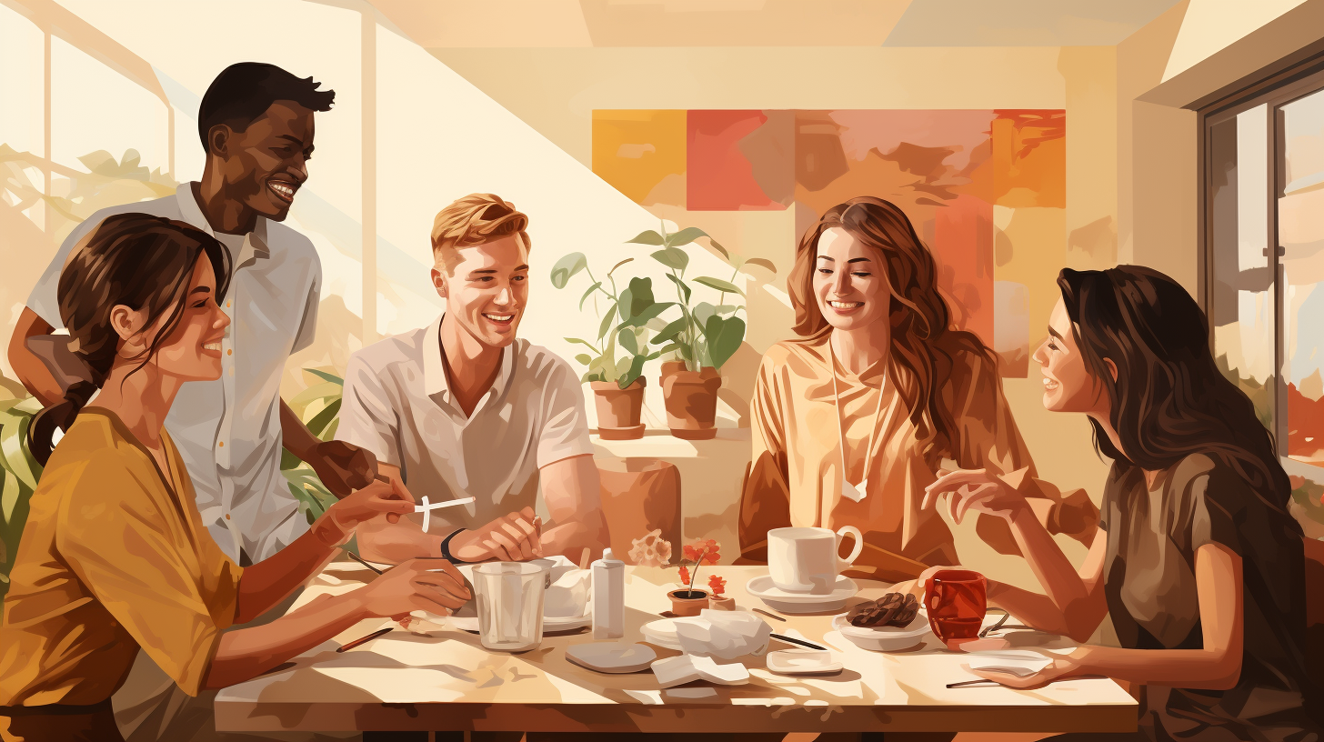 supportive activities such as group therapy