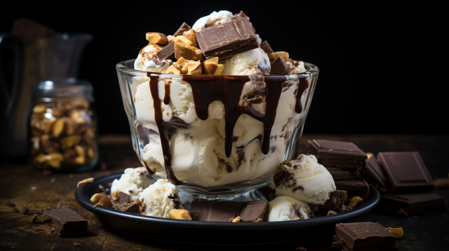 Make the Best Sugar-Free Rocky Road Ice Cream with Monk Fruit!