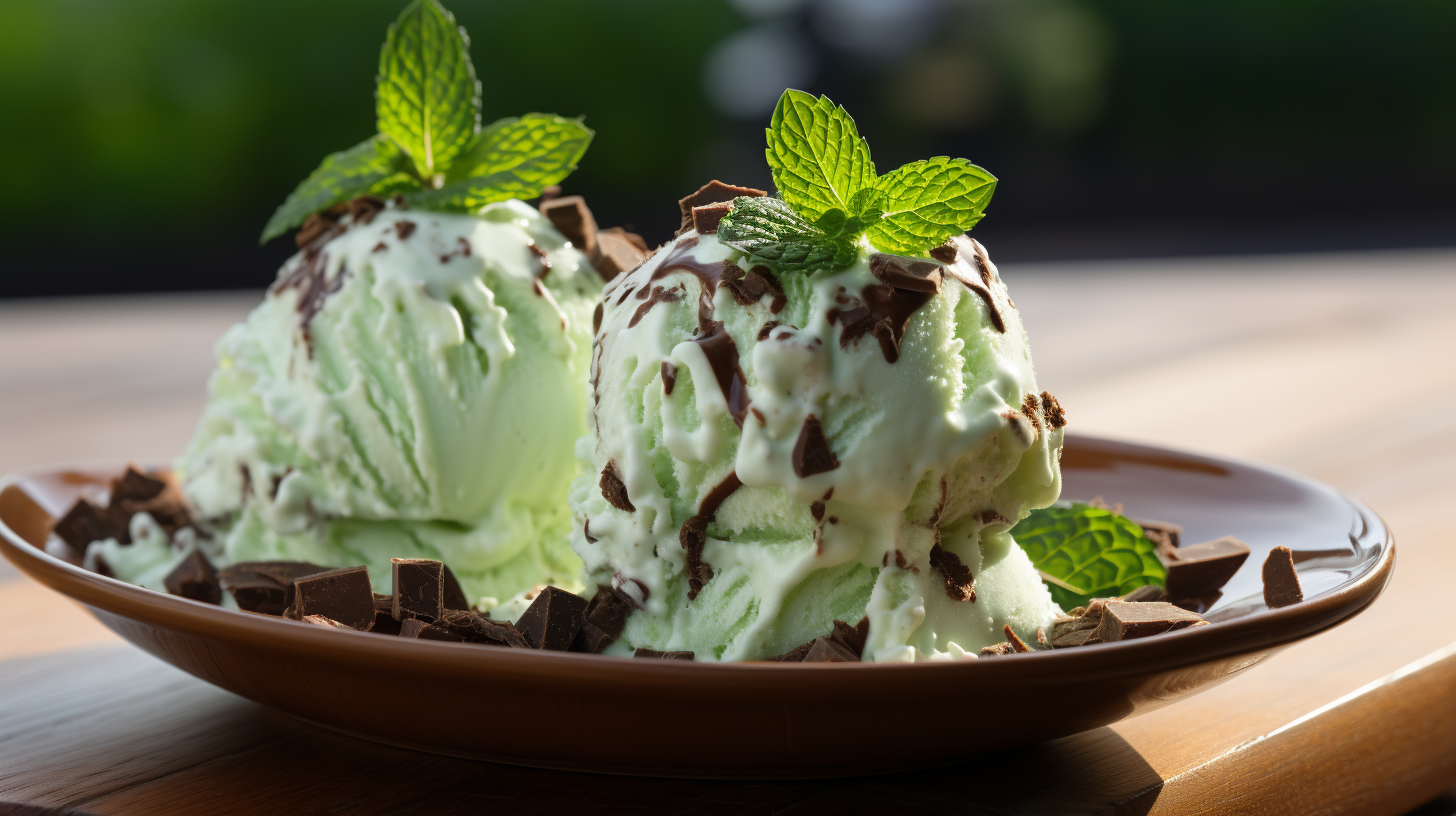 Make the Most Mouthwatering Sugar-Free Mint Chocolate Chip Ice Cream at Home!